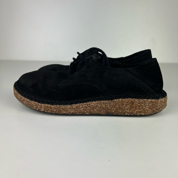 Birkenstock Shoes - BIRKENSTOCK BLACK WOMENS GARY SUEDE LACE UP SIZE 36
5-5.5  US